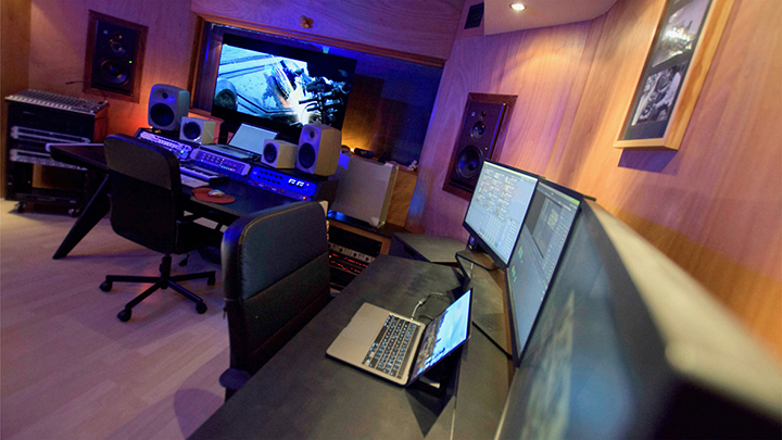 gestión de postproducción de video y audio en VisionSound Studio Lausanne